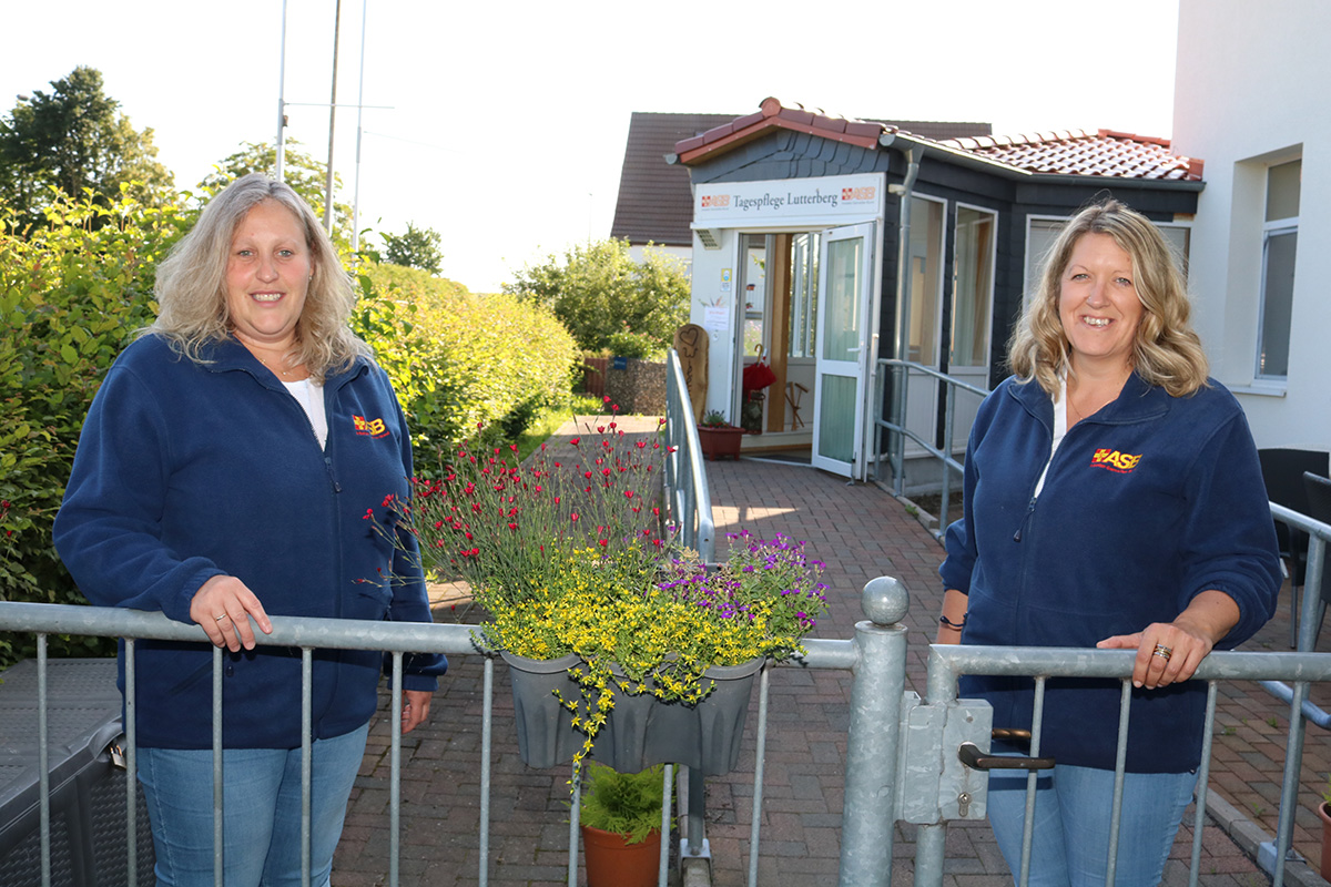 Neues Team in der ASB-Tagespflege Lutterberg: (v.li.) Barbara Husung (stellv. Pflegedienstleitung) und Melanie Bolse (Pflegedienstleitung).