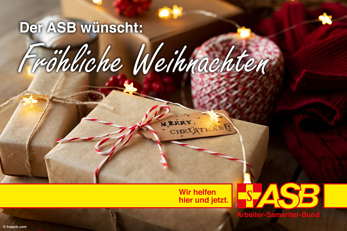 Weihnachtsgrüße vom ASB-Kreisverband Göttingen-Land