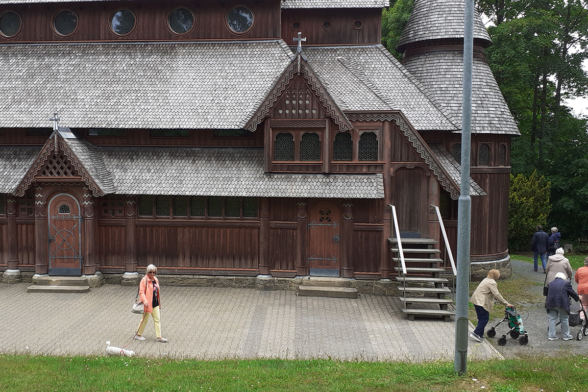 Stabkirche im Harz faszinierte